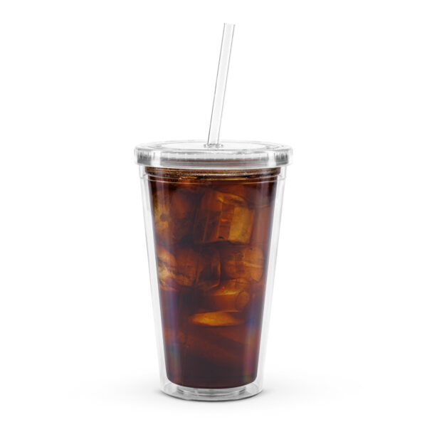 FOR THE FAMILY Clear plastic tumbler