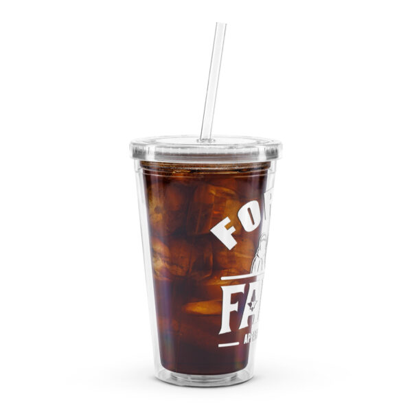 FOR THE FAMILY Clear plastic tumbler - Image 4