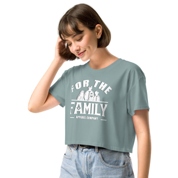 FOR THE FAMILY Women’s crop top - Image 7